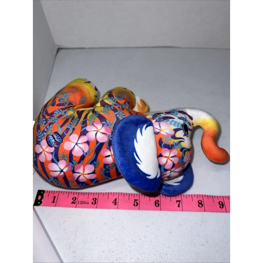Pop Art Soft Cepia Mighty Size TIGER Elephant Plush Beanie Toy Collectible